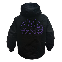 A0028OUT Purple Logo Canvas Jacket