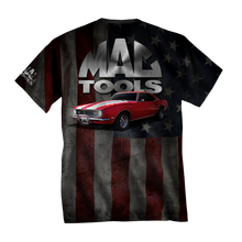 A0035TEE Sublimated Americana Muscle Car Tee