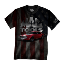 A0035TEE Sublimated Americana Muscle Car Tee