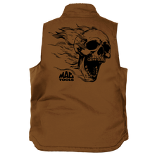 A0068OUT Sherpa Lined Canvas Vest