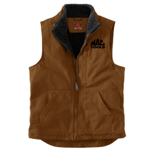 A0068OUT Sherpa Lined Canvas Vest
