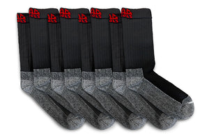 T7176 4PK Black Socks