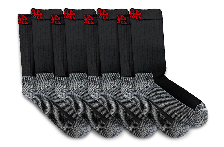 T7176 4PK Black Socks