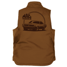X0029C Sherpa Lined Canvas Vest
