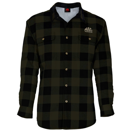 Y0049 Plaid Polar Fleece w/ Sherpa Lining