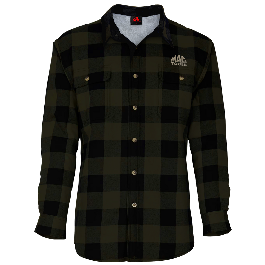 Y0049 Plaid Polar Fleece w/ Sherpa Lining