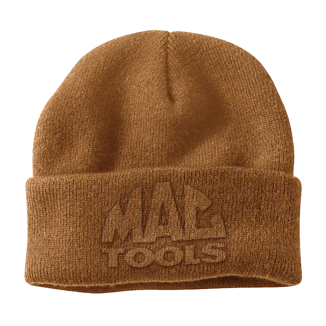 Y0071 Camel Embossed Logo Beanie