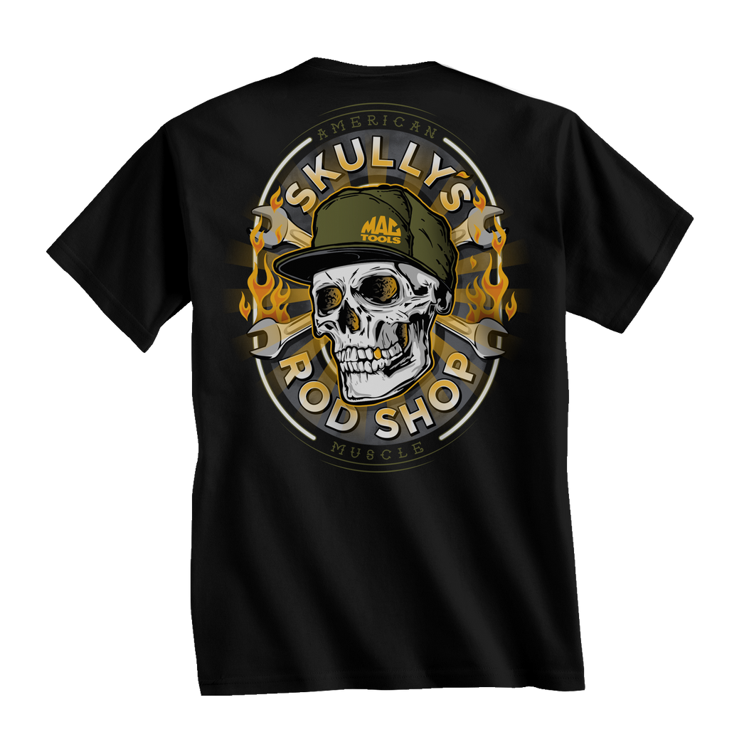 Y0130 Skully's Rod Shop Tee