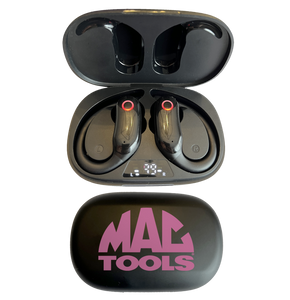 Y0148 Pink Logo Wireless Headphones