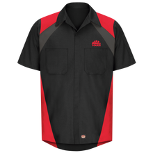 Y0163 Colorblock Logo Workshirt
