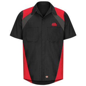 Y0163 Colorblock Logo Workshirt