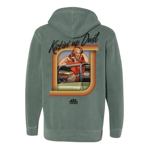 Y0175 Kickin' Up Dust Pinup Hoodie