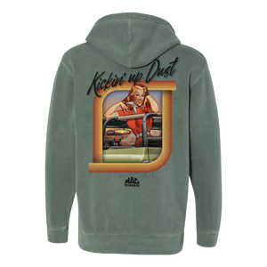 Y0175 Kickin' Up Dust Pinup Hoodie
