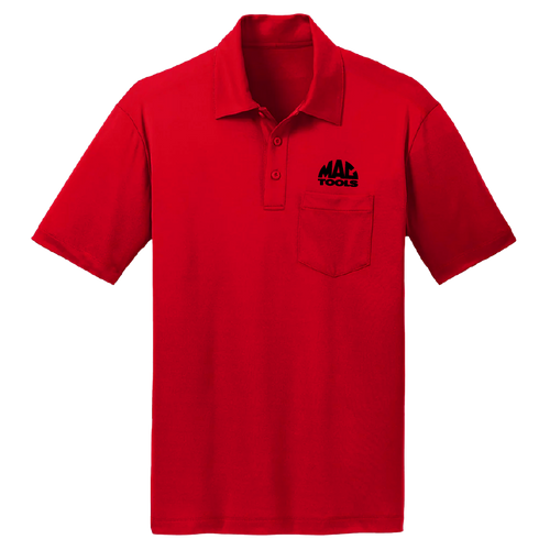 Z0015TEE Red Performance Polo