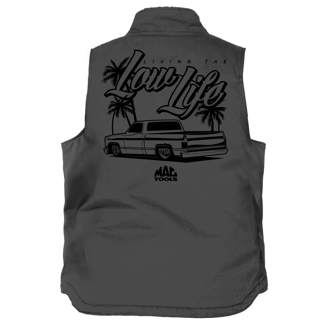 Z0039OUT Low Life Sherpa Lined Vest