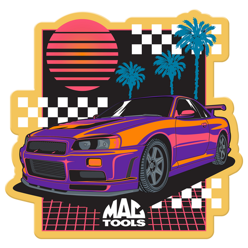 Z0046NOV Embossed 90s Garage Sign