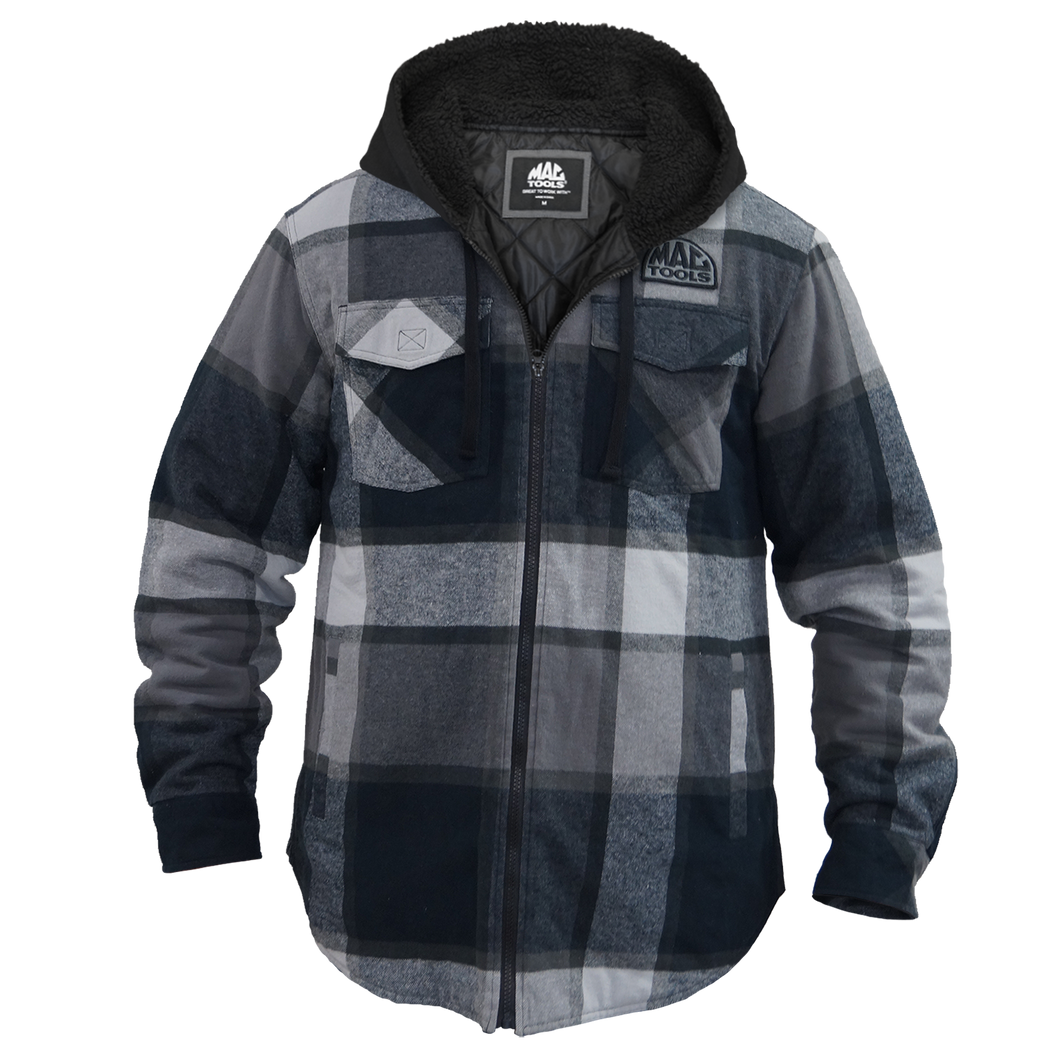 Z0074FSH Hooded Flannel Full Zip