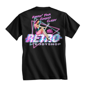 Z0083TEE Retro Bodyshop Pinup Tee