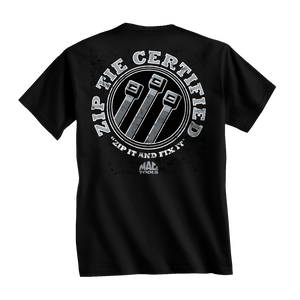 Z0094TEE Zip Tie Certified Tee