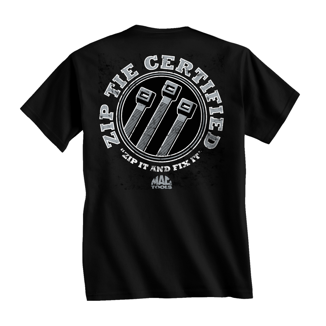 Z0094TEE Zip Tie Certified Tee