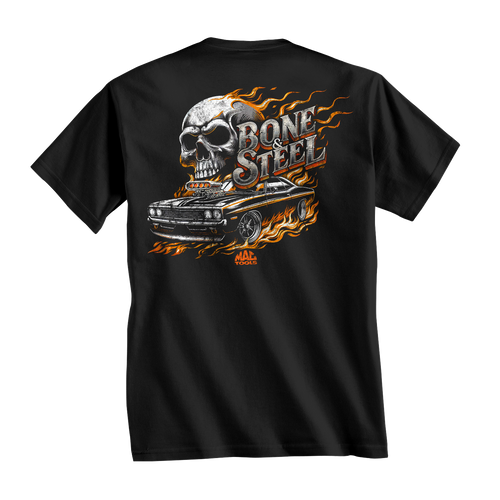 Z0124TEE Bone & Steel Tee