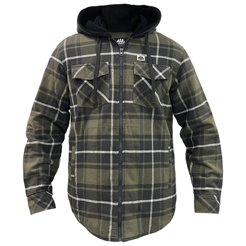 Z0130FSH Hooded Flannel Full Zip