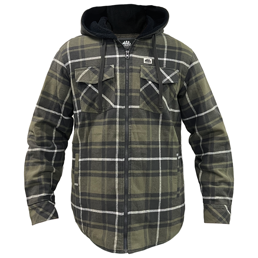 Z0130FSH Hooded Flannel Full Zip
