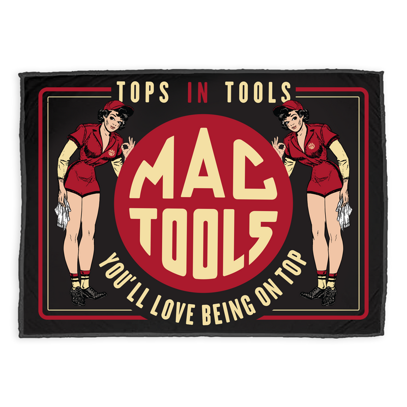 Z0150NOV Pinup Graphic Microfleece Blanket – MAC Tools