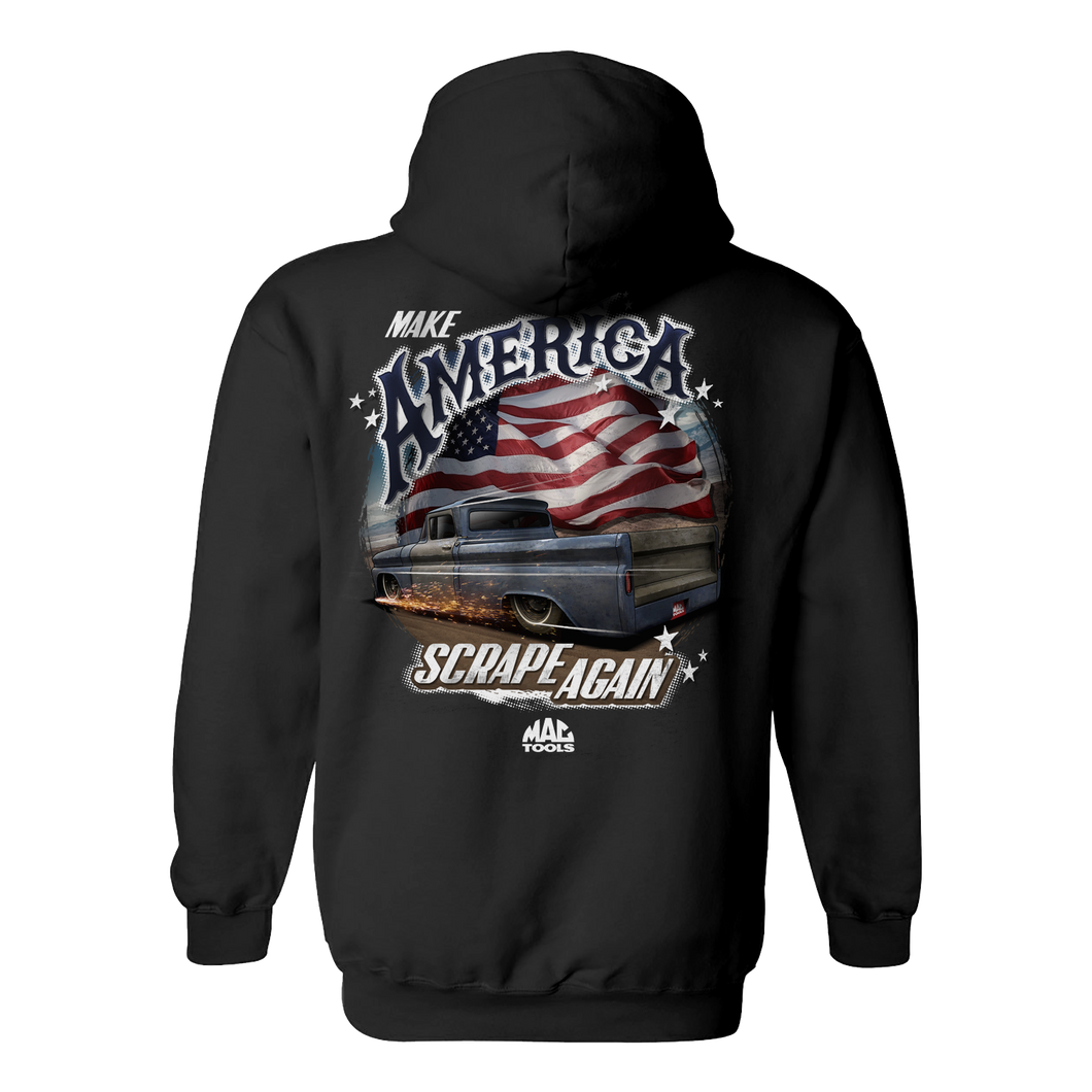 Z0158FLC Make America Scrape Again Hoodie