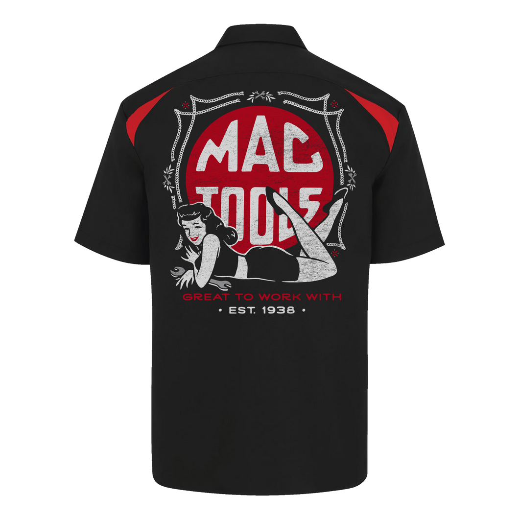 Z0161WRK Retro Pinup Workshirt