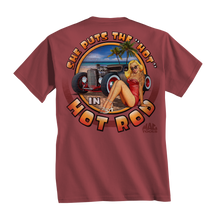 Z0166TEE Hot in Hot Rod Tee