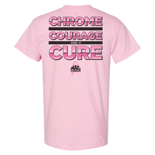 Z0183TEE Chrome Courage and a Cure Tee