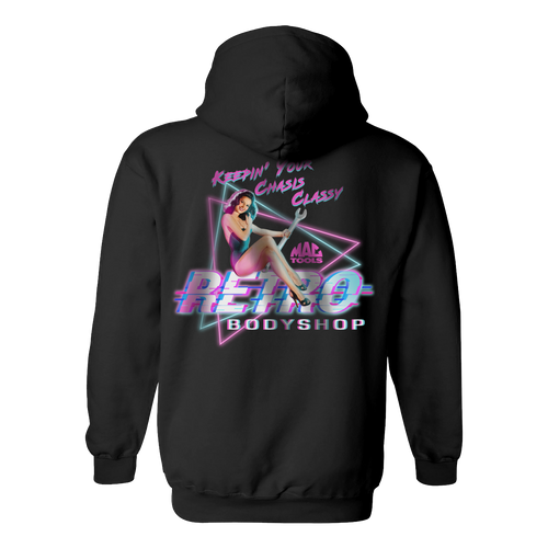 Z0203FLC Retro Bodyshop Pinup Hoodie